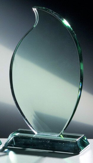 JADE-Glas "Flamme" Stärke 15mm oli