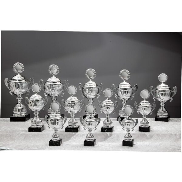 Pokal silber Herlinde für Vereinsmeister, Siegerteams und Platzierungen