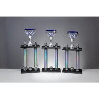 Säulenpokal Silber-Blau 560mm Stjepan für...