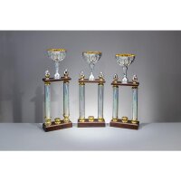 Säulenpokal Silber-Gold 550mm Johannes für...