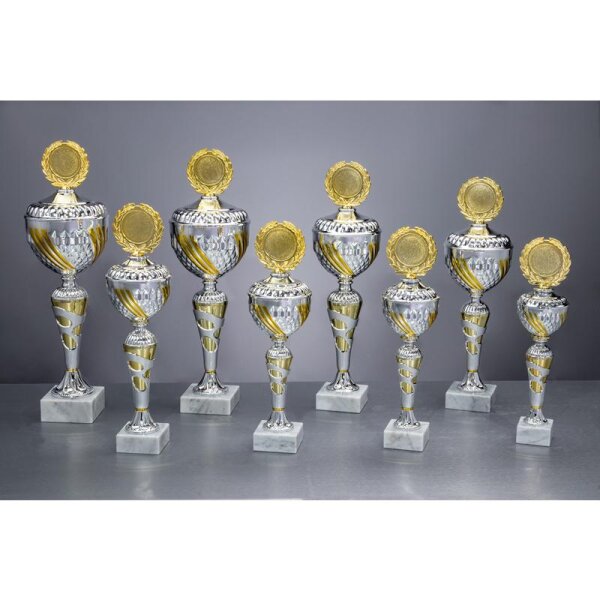 Pokal Silber-Gold. Mirjana für Turniere und Veranstaltungsreihen