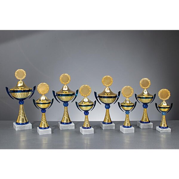 Pokal Gold-Blau Celal für Ehrentage, Danksagungen und Anerkennung