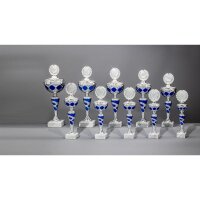 Pokal Silber-Blau Valentine für Stadtfeste, Aktionen...