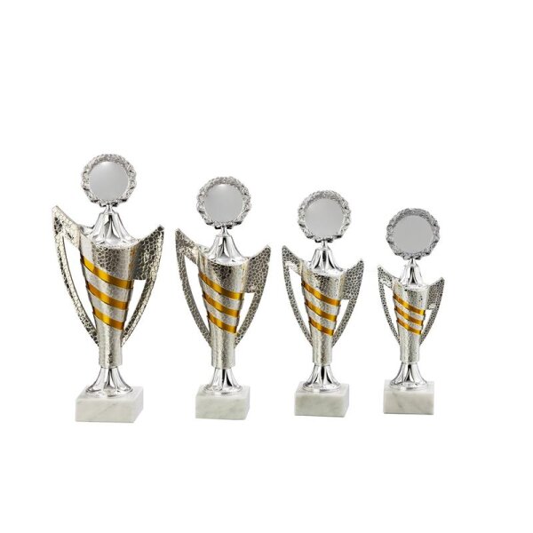 Trophäe Silber-Gold. Hanns für Rekorde, Bestleistungen und Spitzenplätze