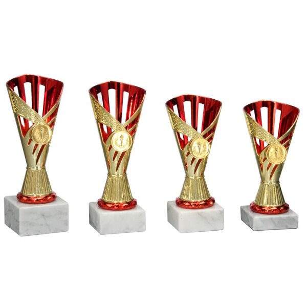 Trophäe Gold-rot Hannchen für professionelle Auftritte und hochwertige Ehrungen