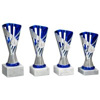 Trophäe Silber-Blau Marie-Theres für schnelle...