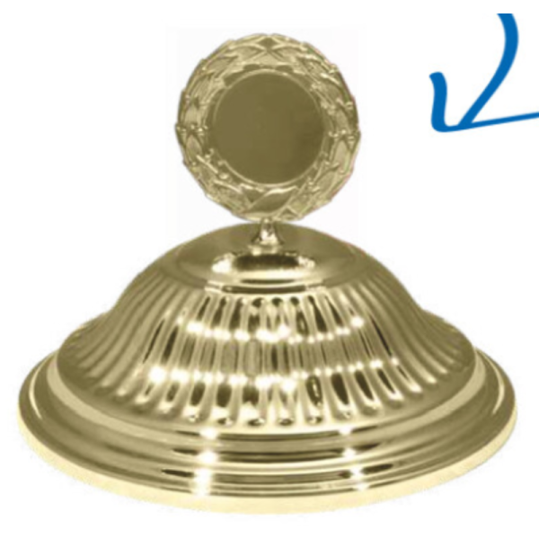 Rillendeckel Gold Ø240 Anika für kleine und große Siegerlisten