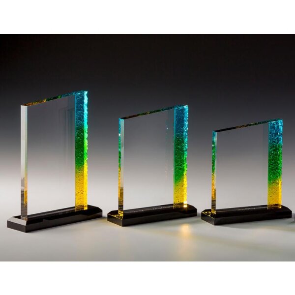 Acryl-Glas Trophäe Hans Jörg für Ehrungen in Vereinen und Firmen