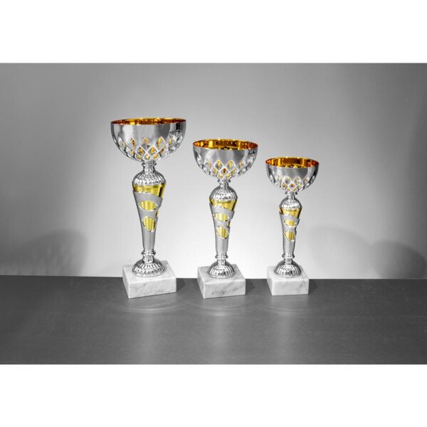 Pokal Silber-Gold Verena für kleine und große Siegerlisten