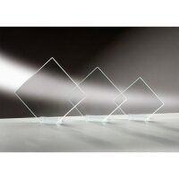 Glastrophäe Raute Neutral Käte für...