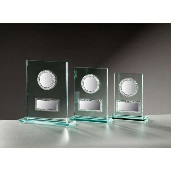 Glastrophäe Rechteck f. Emb. Aloisia für Siegerehrungen bei Events und Aktionen