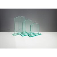 Glastrophäe Glashaus Laila für Ehrentage,...