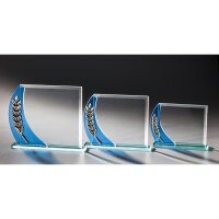 Glastrophäe Blaue Verzierung Norbert für...
