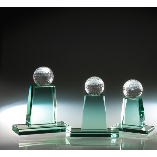 Jade-Glas mit Kugel Golf Abram für Turniere und Veranstaltungsreihen
