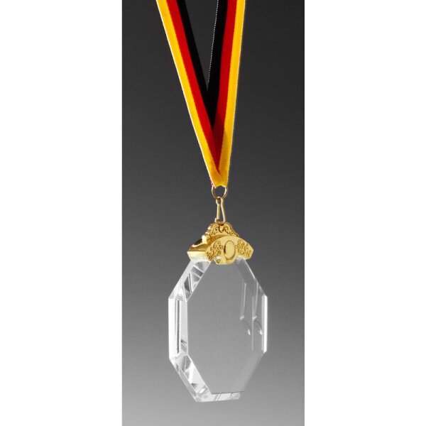 Glasmedaille Ø85mm silber Robert für Nachwuchs-Programme und Talentförderung