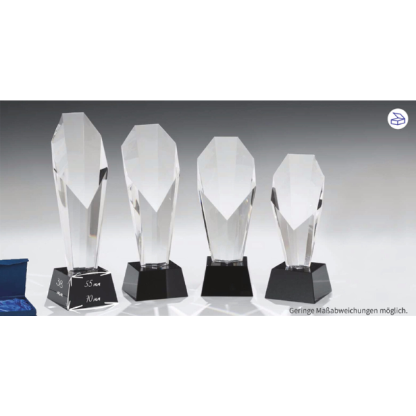 Kristall-Glaspfeiler Mahmoud für Anerkennung im Alltag und große Momente