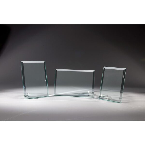 Glastrophäe neutral Höhe Mirco für Serien, Ligen und wiederkehrende Termine