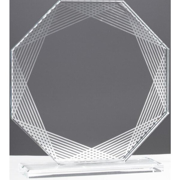 JADE-Glas Achteck H Rena für Bühne, Podium und Präsentation