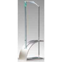 Glas-Metall Award Höhe 255 silber Viktoria für...