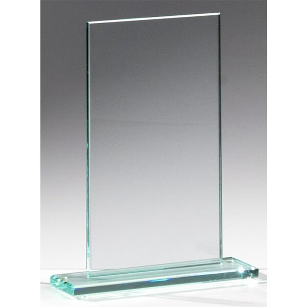 Glastrophäe Rechteck Gereon für Charity-Events und Benefizaktionen