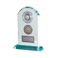 JADE-Glasuhr Höhe 270mm Gerti für Team-Erfolge...