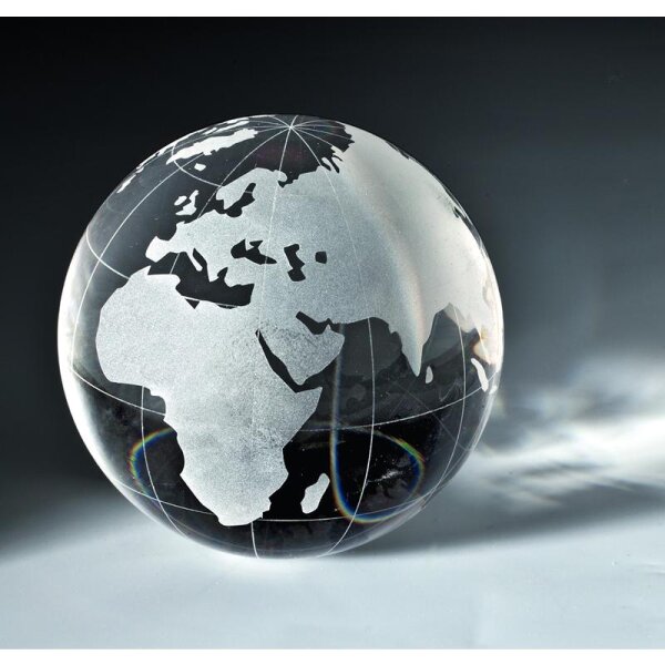 Weltkugel klar rund Ø 8 Utz für schnelle Siegerehrungen vor Ort