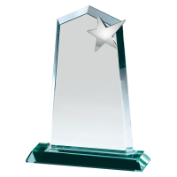 JADE-Glas mit Stern Wenzel für Firmenfeiern,...