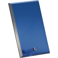 Glastrophäe Blau neutral Elwira für Leistung,...