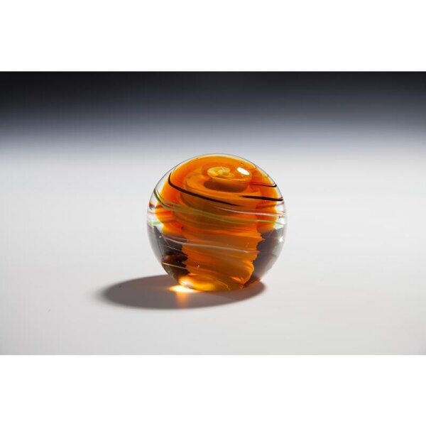 Kristallglas Kugel Gold Alf für Ehrentage, Danksagungen und Anerkennung