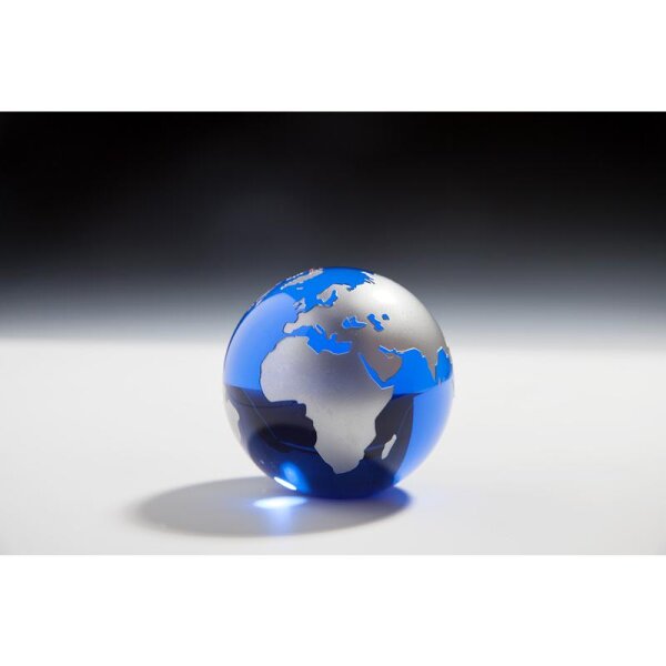 Weltkugel Blau rund Elisabet für Wettbewerbe und Preisverleihungen