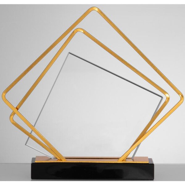 Glas-Metall Award Höhe 210mm Miriam für Schulwettbewerbe und Projektabschlüsse