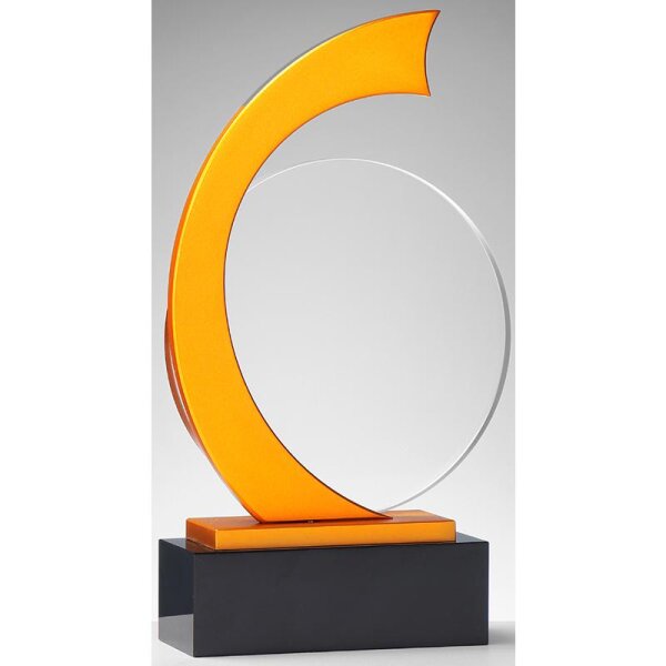 Glas-Metall Award Höhe 260mm Miriam für Schulwettbewerbe und Projektabschlüsse