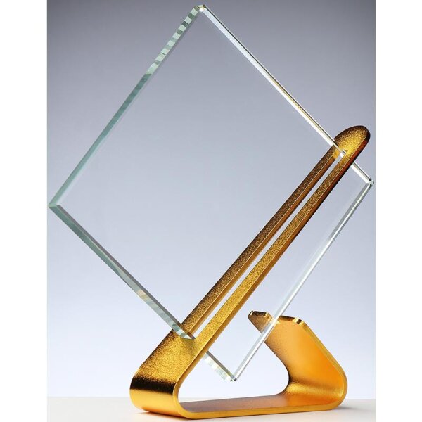 Glas-Metall Award Höhe 185mm Miriam für Schulwettbewerbe und Projektabschlüsse