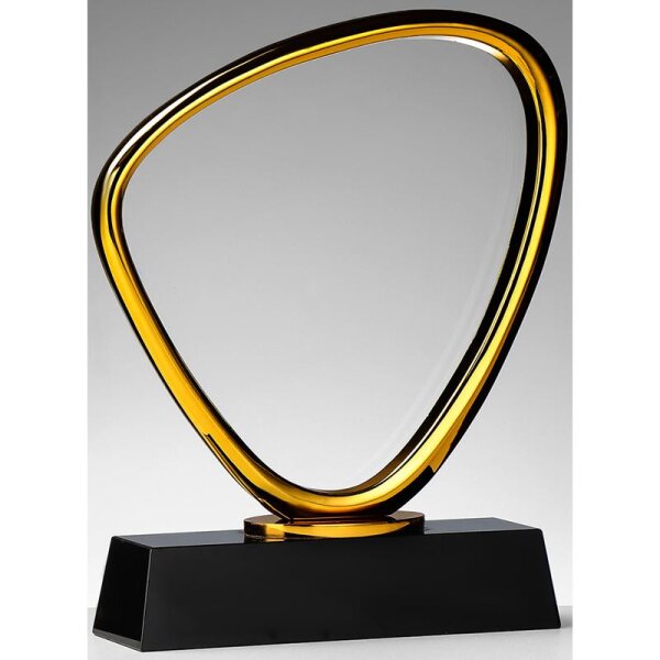 Glas-Metall Award Höhe 195mm Miriam für Schulwettbewerbe und Projektabschlüsse