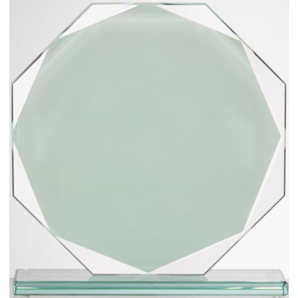 Sublimationsglas Achteck Dominik für Serien, Ligen und wiederkehrende Termine