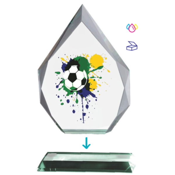 JADE-Glas Spitzform Gisbert für Ehrungen in Vereinen und Firmen