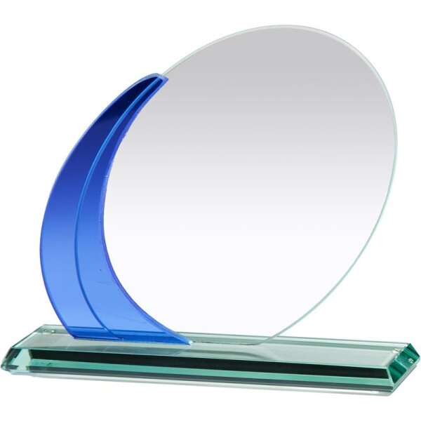 Glastrophäe Blaue Heike für kleine und große Siegerlisten