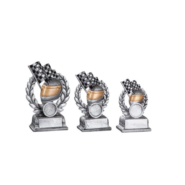 Resinfigur Motorsport 15 2 cm David für Meisterschaften und Qualifikationen