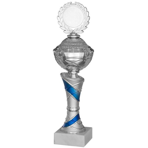 Pokal Silber-Blau Adalbert für professionelle Auftritte und hochwertige Ehrungen