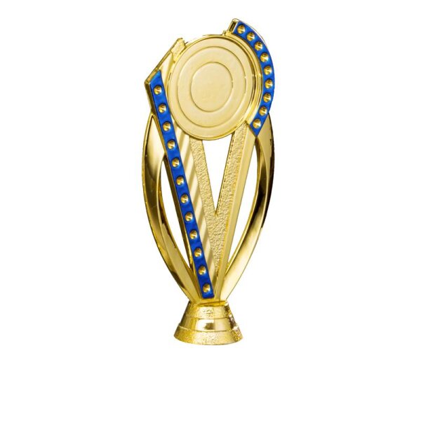 Figur Neutral Gold Blau für 5 cm 165 mm Anita für Sponsoren-Events und Partnerveranstaltungen