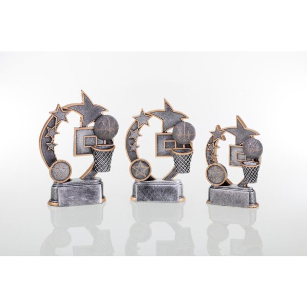 Resinfigur Basketball Liliana für Schulwettbewerbe und Projektabschlüsse