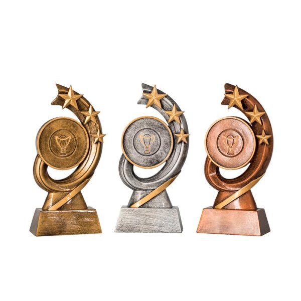 Resinfigur Neutral gold silber bronze Holger1