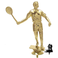 Figur Badminton Gold 146 mm Alexis für Wettbewerbe...