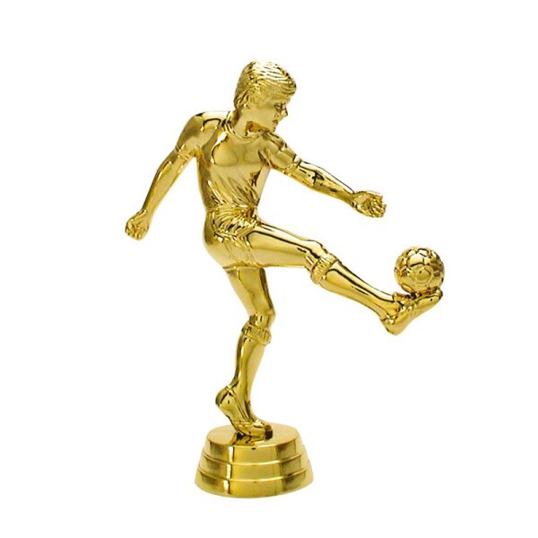 Figur Fußballer Gold 125 mm Arvid für Firmenfeiern, Mitarbeiter-Awards und Erfolge