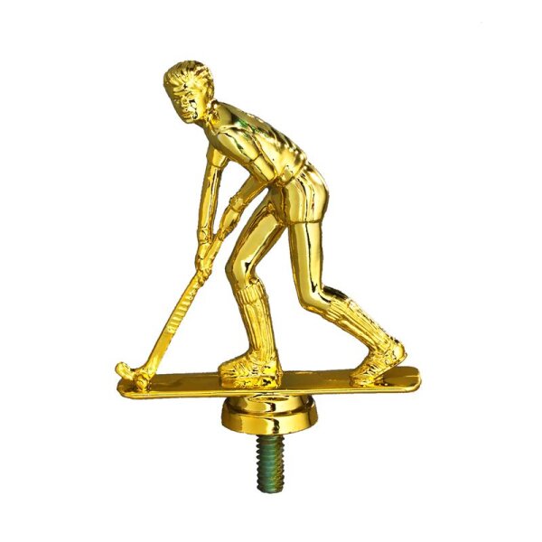 Figur Hockey Herren Gold 80 mm Aslan für Nachwuchs-Programme und Talentförderung