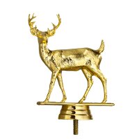 Figur Hirsch Gold 114 mm Atilla für Serien, Ligen...
