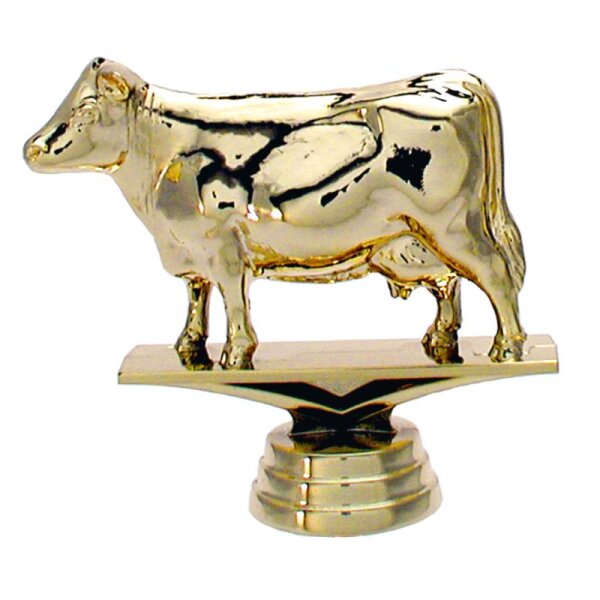 Figur Kuh Gold 90 mm Boris für professionelle Auftritte und hochwertige Ehrungen