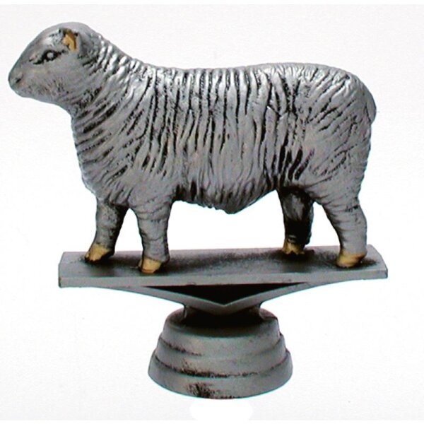 Figur Schaf resin 96 mm Bruno für schnelle Siegerehrungen vor Ort
