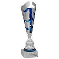Pokal Silber-Blau Cläre für Wettbewerbe und...