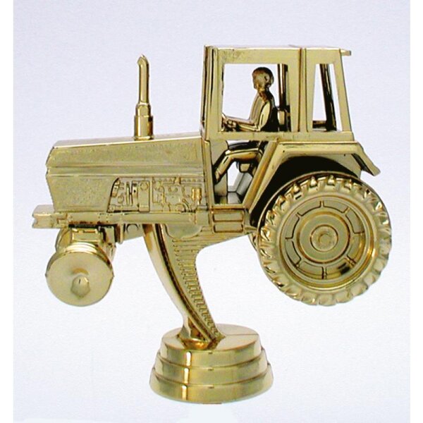 Figur Traktor Gold 102 mm Bryan für feierliche Übergaben und Erinnerungsstücke